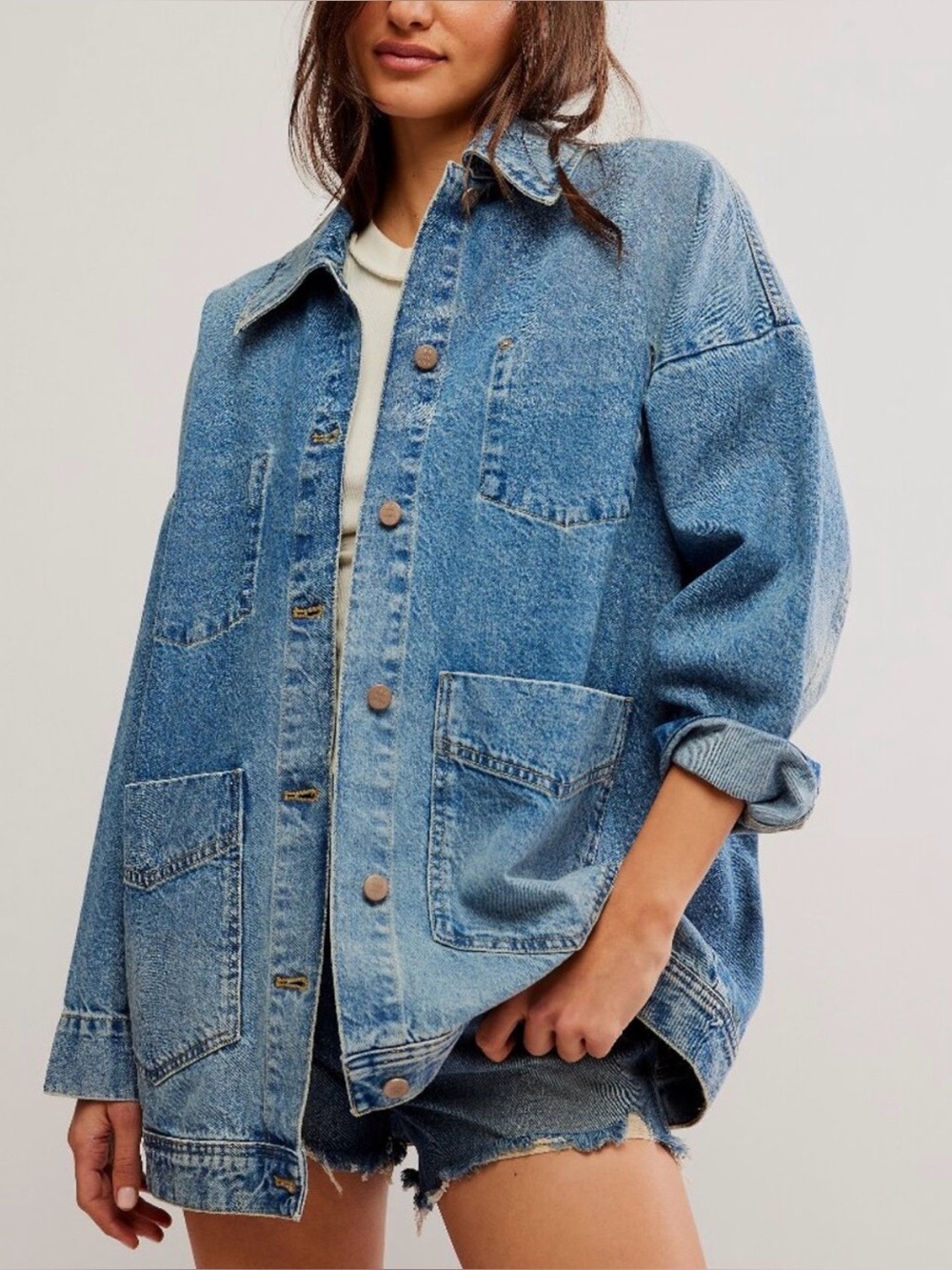 Free People “We the free” Avery Jean Jacket